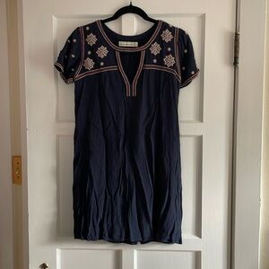 Abercrombie and Fitch embroidered mini